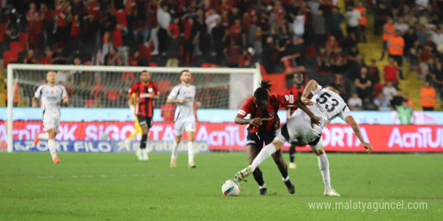 Trendyol Süper Lig: Gaziantep FK: 1 - Beşiktaş: 1 (Maç sonucu)