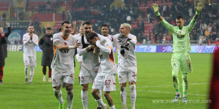 Trendyol Süper Lig: Kayserispor: 1 - Galatasaray: 5 (Maç sonucu)