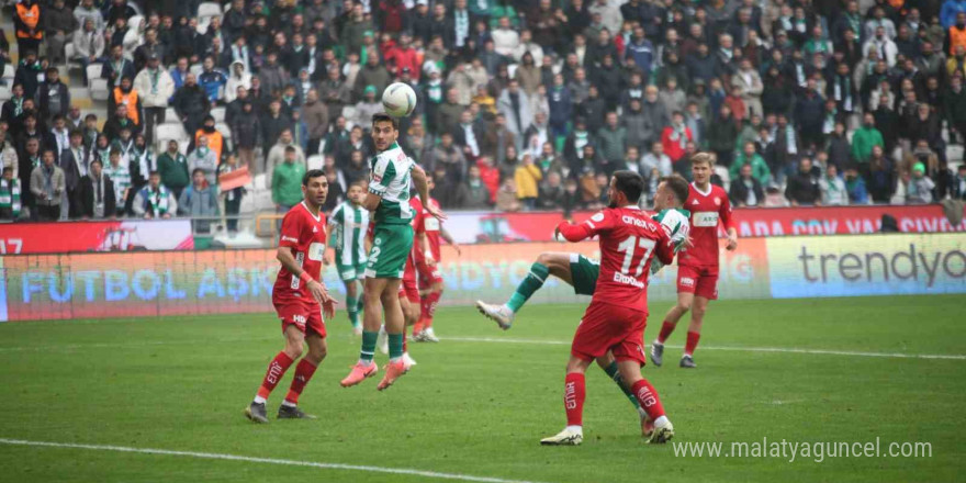 Trendyol Süper Lig: Konyaspor: 1 - Antalyaspor: 1 (Maç sonucu)