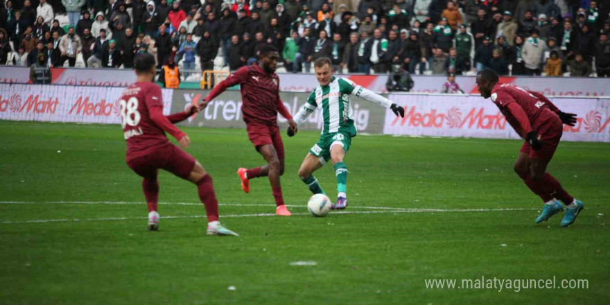 Trendyol Süper Lig: Konyaspor: 1 - Hatayspor: 1 (Maç sonucu)