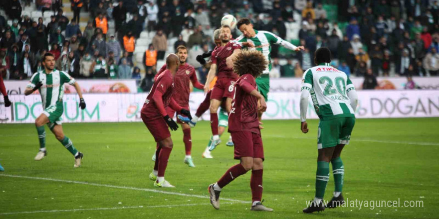 Trendyol Süper Lig: Konyaspor: 1 - Hatayspor: 1 (Maç sonucu)