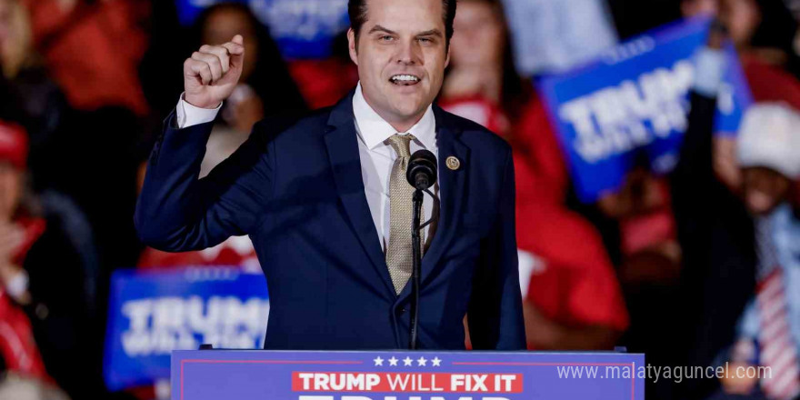 Trump, Adalet Bakanı olarak Matt Gaetz’i aday gösterdi