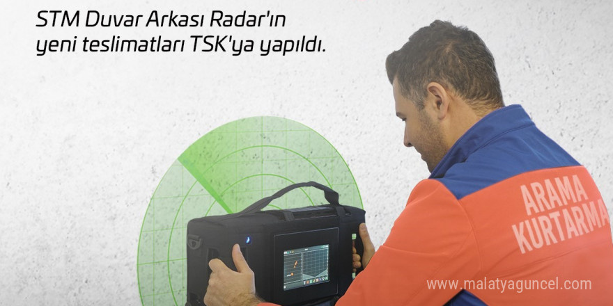 TSK’ya depremde hayat kurtaran “duvar arkası radar” teslimatları sürüyor