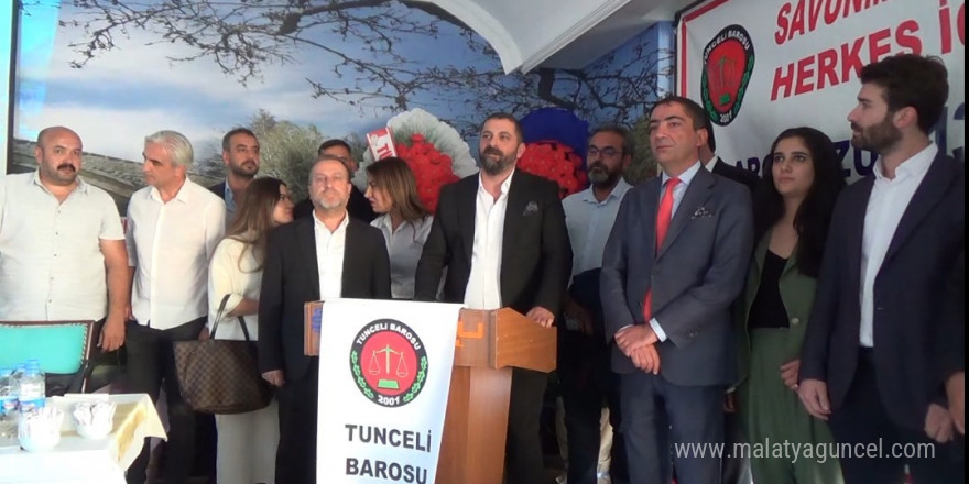 Tunceli Barosu, yeni başkanını seçti