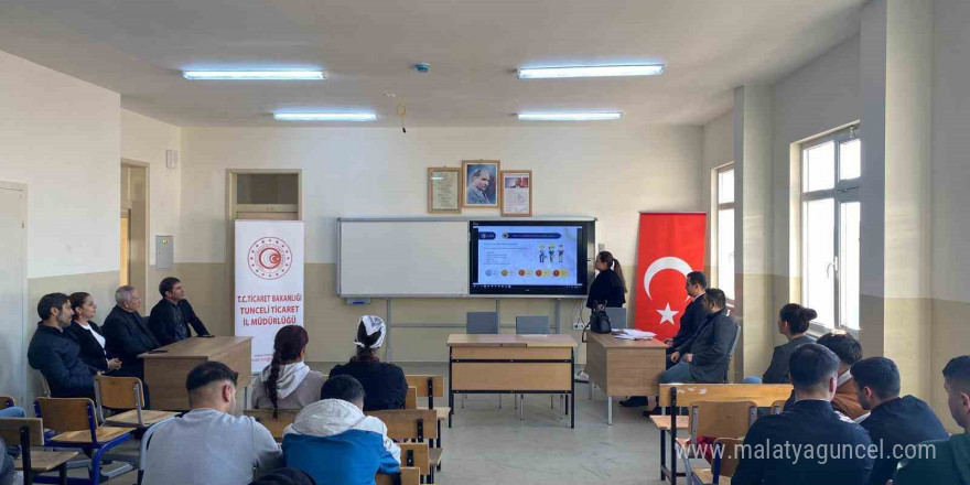 Tunceli’de liseli gençlere eğitim