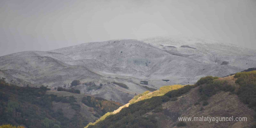 Tunceli’nin yüksek kesimleri beyaza büründü