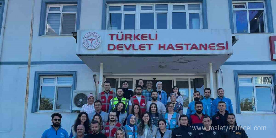 Türkeli Devlet Hastanesi’nde tatbikat