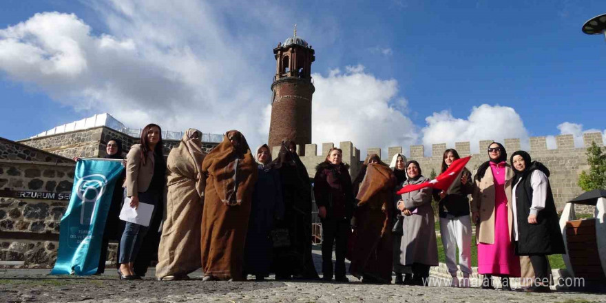 Türkiye Dil ve Edebiyat Derneği Erzurum Şubesi Kadın Kolları: 'Ehram Erzurum’dur, Erzurum bir şehirden öte vatandır, mülk-i İslamdır'