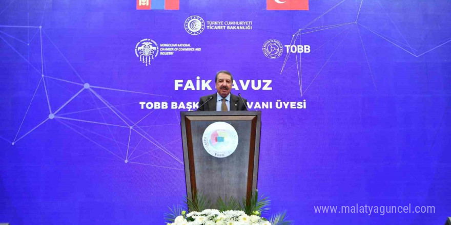 Türkiye ile Moğolistan arasında Ticaret ve Sanayi Odası Forumu Kuruluş Anlaşması imzalandı