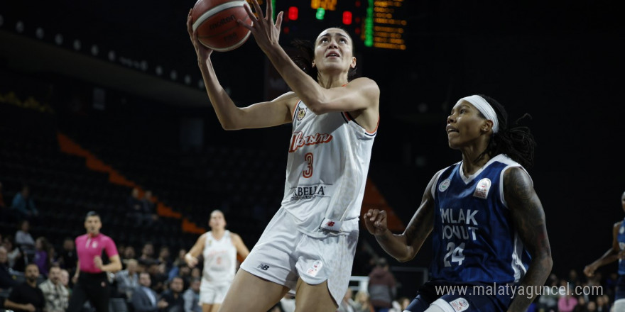 Türkiye Kadınlar Basketbol Ligi: ÇBK Mersin: 83 - Emlak Konut: 82