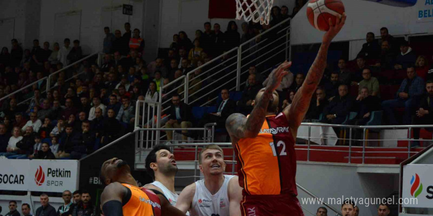 Türkiye Sigorta Basketbol Süper Ligi: Aliağa Petkimspor: 77 - Galatasaray: 94