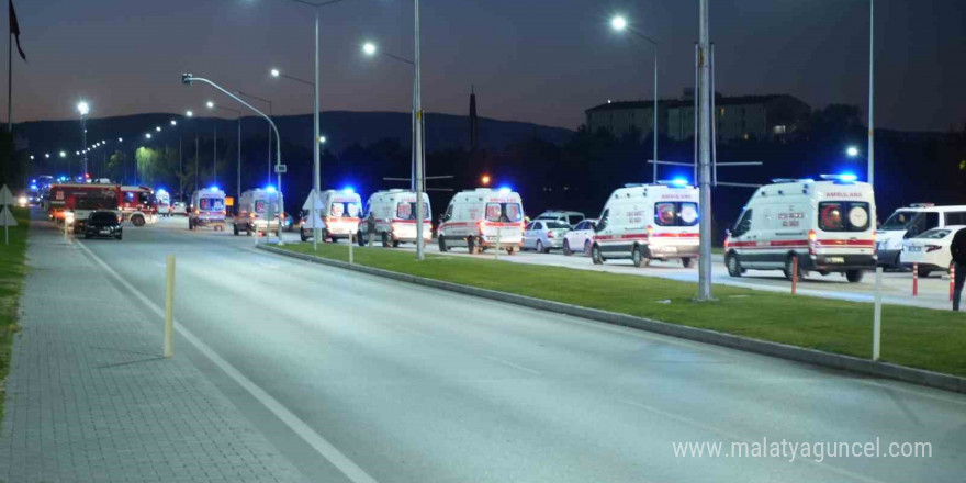 TUSAŞ’a yönelik terör saldırısında yaralanan 14 kişi hastanelere kaldırıldı