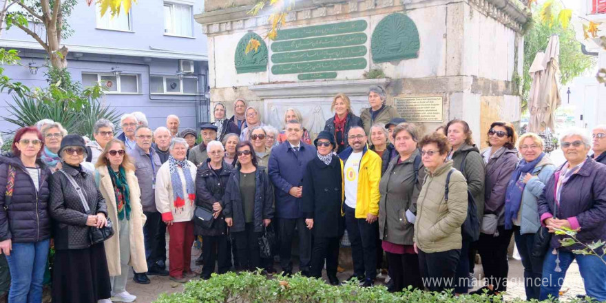 Üçüncü Yaş Üniversitesi öğrencileri “Şehitler Çeşmesi”nde