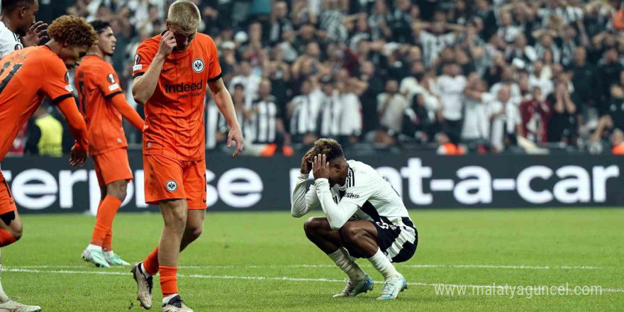 UEFA Avrupa Ligi: Beşiktaş: 1 - Eintracht Frankfurt: 3 (Maç sonucu)