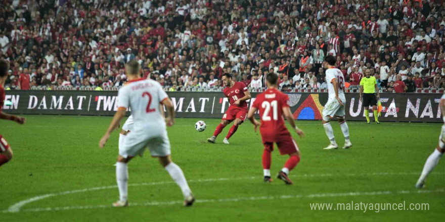 UEFA Uluslar Ligi: Türkiye: 0 - Karadağ: 0 (İlk yarı)