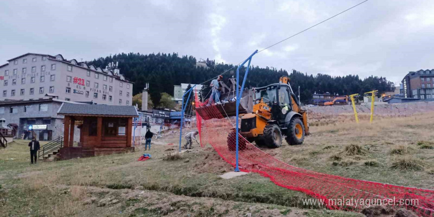 Uludağ Kayak Merkezi’nin pist güvenliğine Erciyes’ten destek