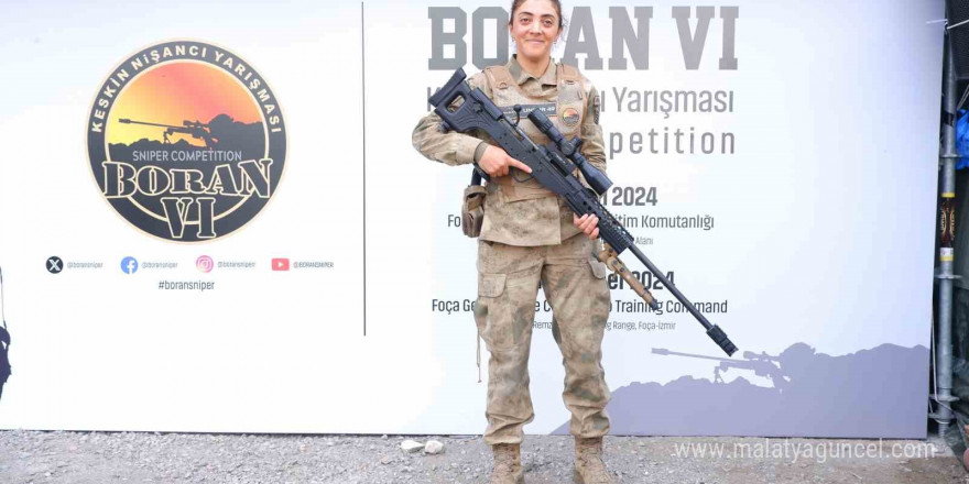 Uluslararası Boran-6 Keskin Nişancı Yarışması nefes kesti