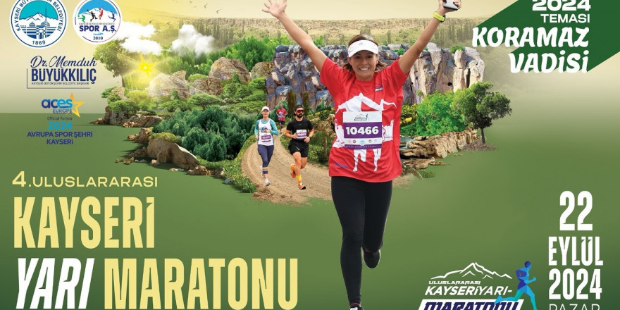 Uluslararası Kayseri Yarı Maratonu’nda ‘ücretsiz’ halk koşusu kayıtları başladı