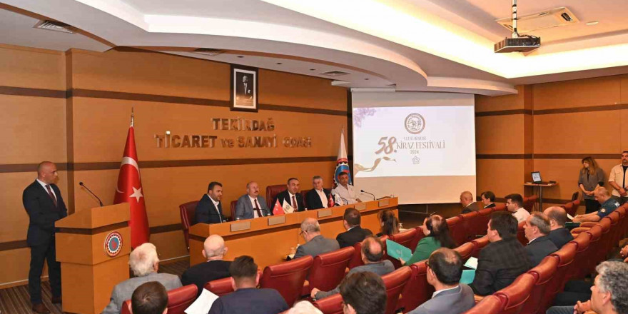 Uluslararası Tekirdağ Kiraz Festivali ses getirecek