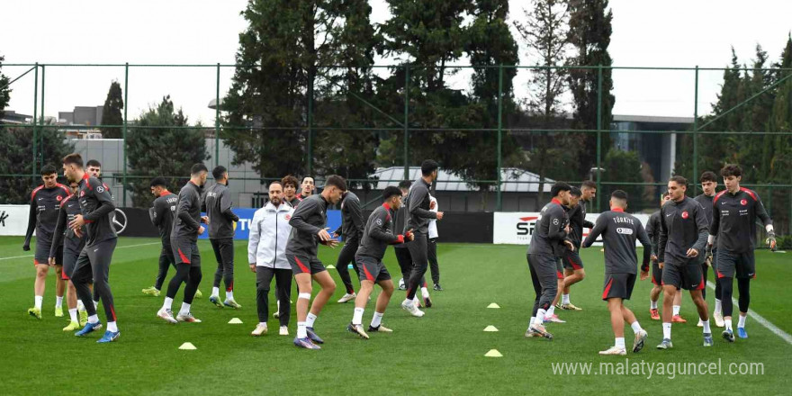 Ümit Milli Futbol Takımı, Sırbistan maçı hazırlıklarını tamamladı