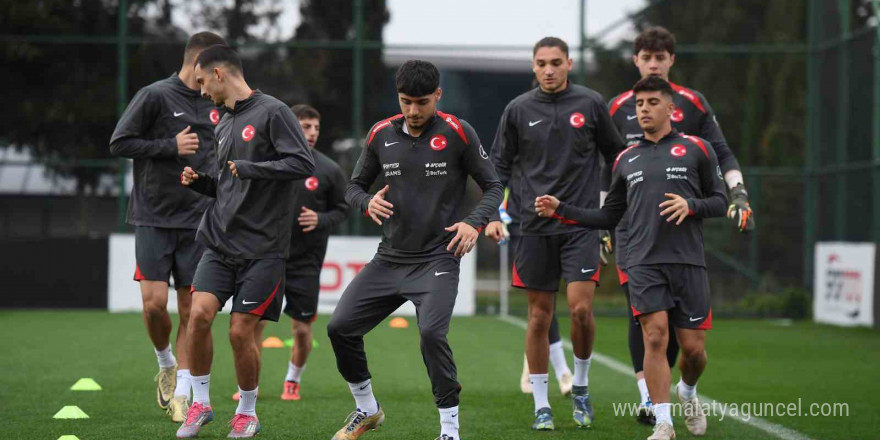 Ümit Milli Futbol Takımı, Sırbistan maçı hazırlıklarını tamamladı