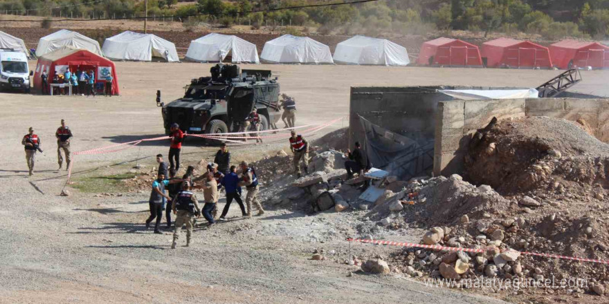 UMKE 30. Bölge Tatbikatı Siirt’te yapıldı