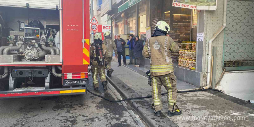 Ümraniye’de marangoz atölyesinde yangın