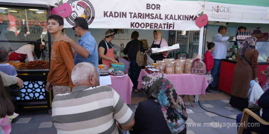 Üreten kadınlar Niğde 4. Gastronomi Festivali’nde buluştu