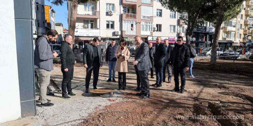 Uşak Belediyesi kent genelinde farklı noktalarda çalışmalarını sürdürüyor