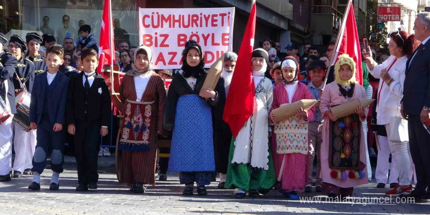 Uşak’ta Türkiye Cumhuriyetinin 101. yaşı coşkuyla kutlandı