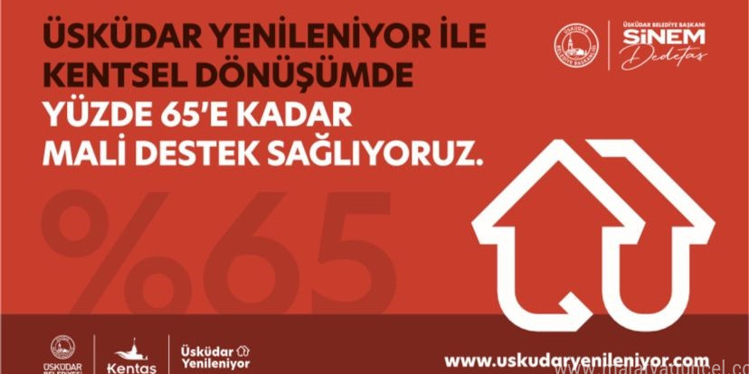 Üsküdar Belediyesi’nden evini yenileyenlere destek