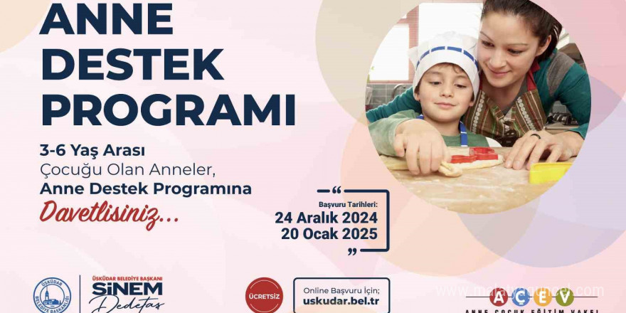 Üsküdar’da 'Anne Destek Programı' başlıyor