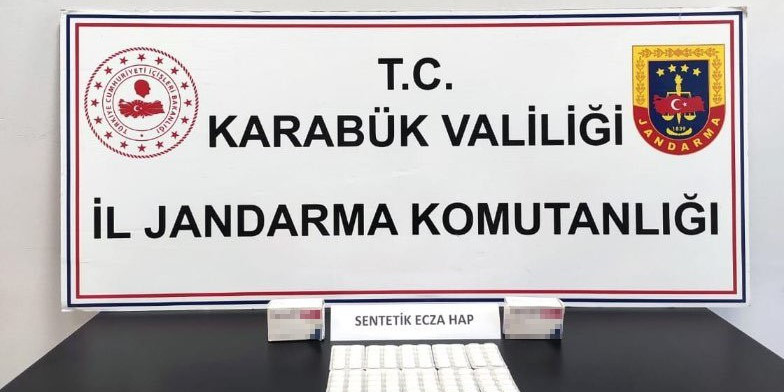 Üzerinde sentetik hap ele geçirilen zanlı tutuklandı