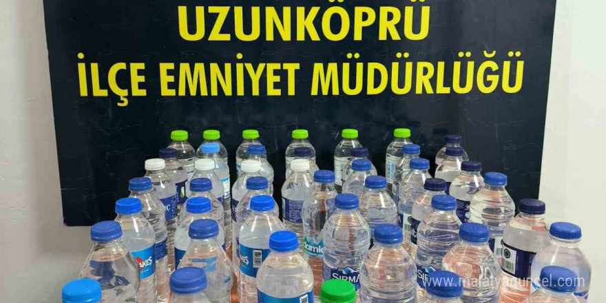 Uzunköprü’de kaçak alkol operasyonu