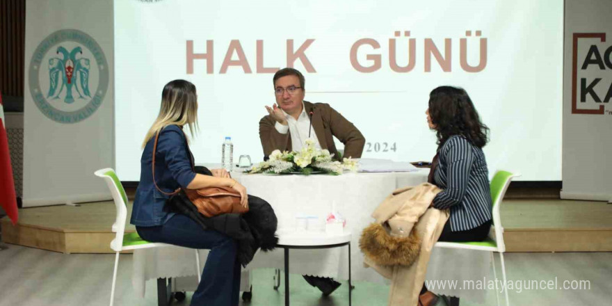 Vali Aydoğdu, 'Halk Günü'nde 51 vatandaşı dinledi