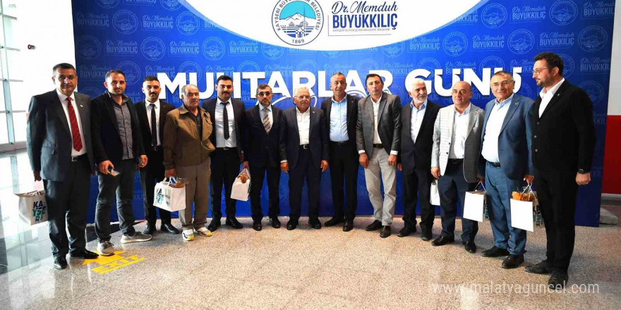 Vali Çiçek ve Başkan Büyükkılıç Muhtarlar Günü’nde muhtarlarla buluştu