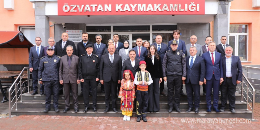 Vali Çiçek’ten Sarıoğlan ve Özvatan ilçesinde ziyaret