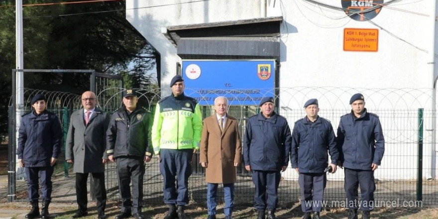 Vali Turan, trafik ve asayiş noktalarındaki çalışmaları inceledi