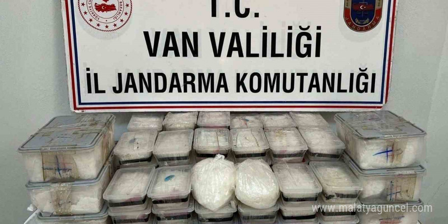 Van’da 71 kilo 629 gram metamfetamin ele geçirildi