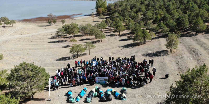 Van’da gençler ormanlık alanda temizlik yaptı