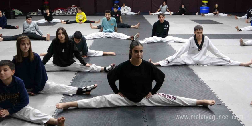 Vanlı sporcular milli takım için hazırlanıyorlar