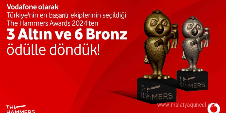 Vodafone’a The Hammers Awards’ta 9 ödül birden