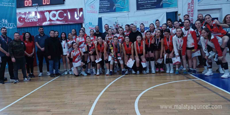 Voleybolda şampiyon Düzce Spor Lisesi oldu