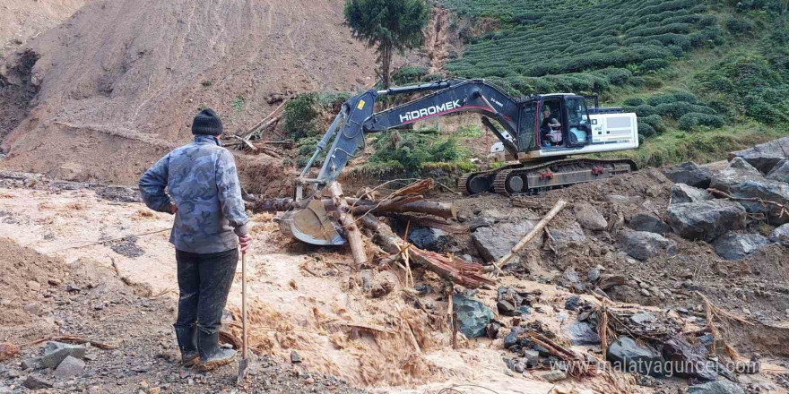 Yağmur dindi, risk azaldı, çalışmalar hız kazandı