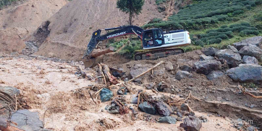 Yağmur dindi, risk azaldı, çalışmalar hız kazandı