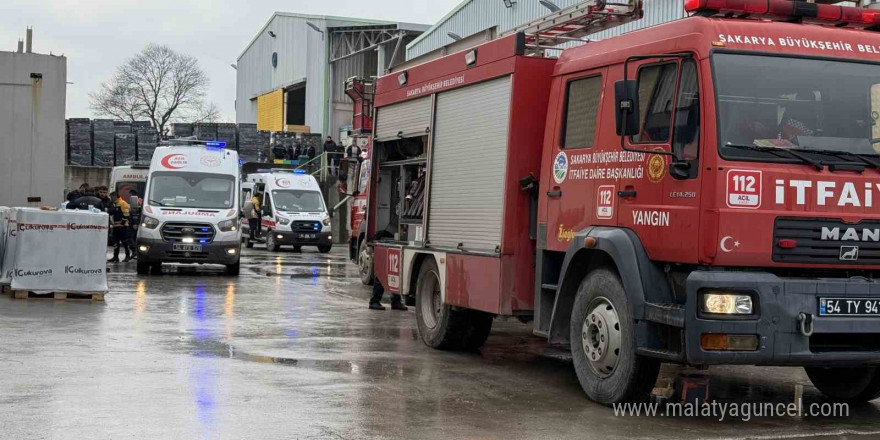 Yalıtım fabrikasındaki yangında yaralı sayısı 7’ye yükseldi