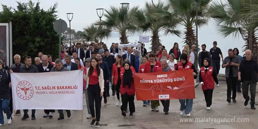 Yalova’da Dünya Yürüyüş Günü etkinliği