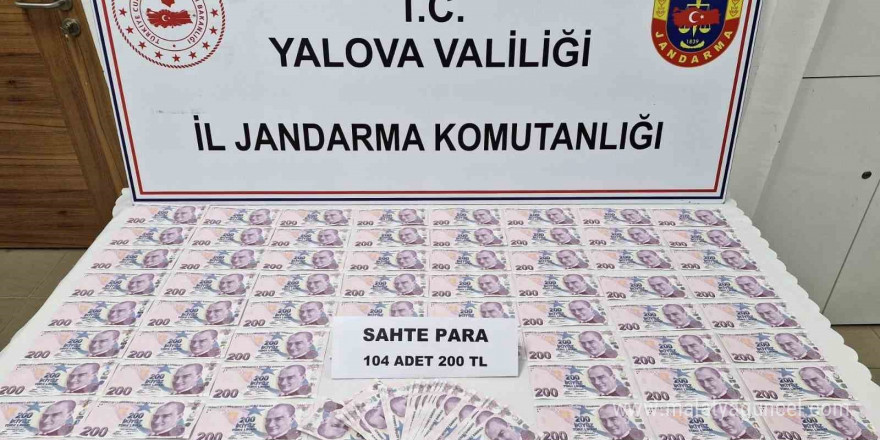 Yalova’da sahte para operasyonunda 2 şüpheli tutuklandı