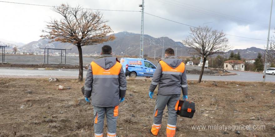 Yardıma muhtaç sokak hayvanları Melikgazi’nin sevimli dost ambulansı ile hayata tutundu