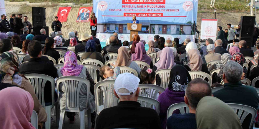 Yaşariye - Mustafa Dede Aile Sağlığı Merkezinin temeli törenle atıldı